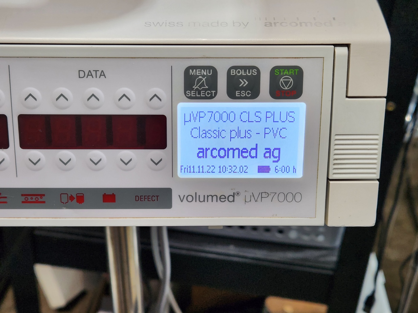 Arcomed Volumed μVP7000 infusion Pump