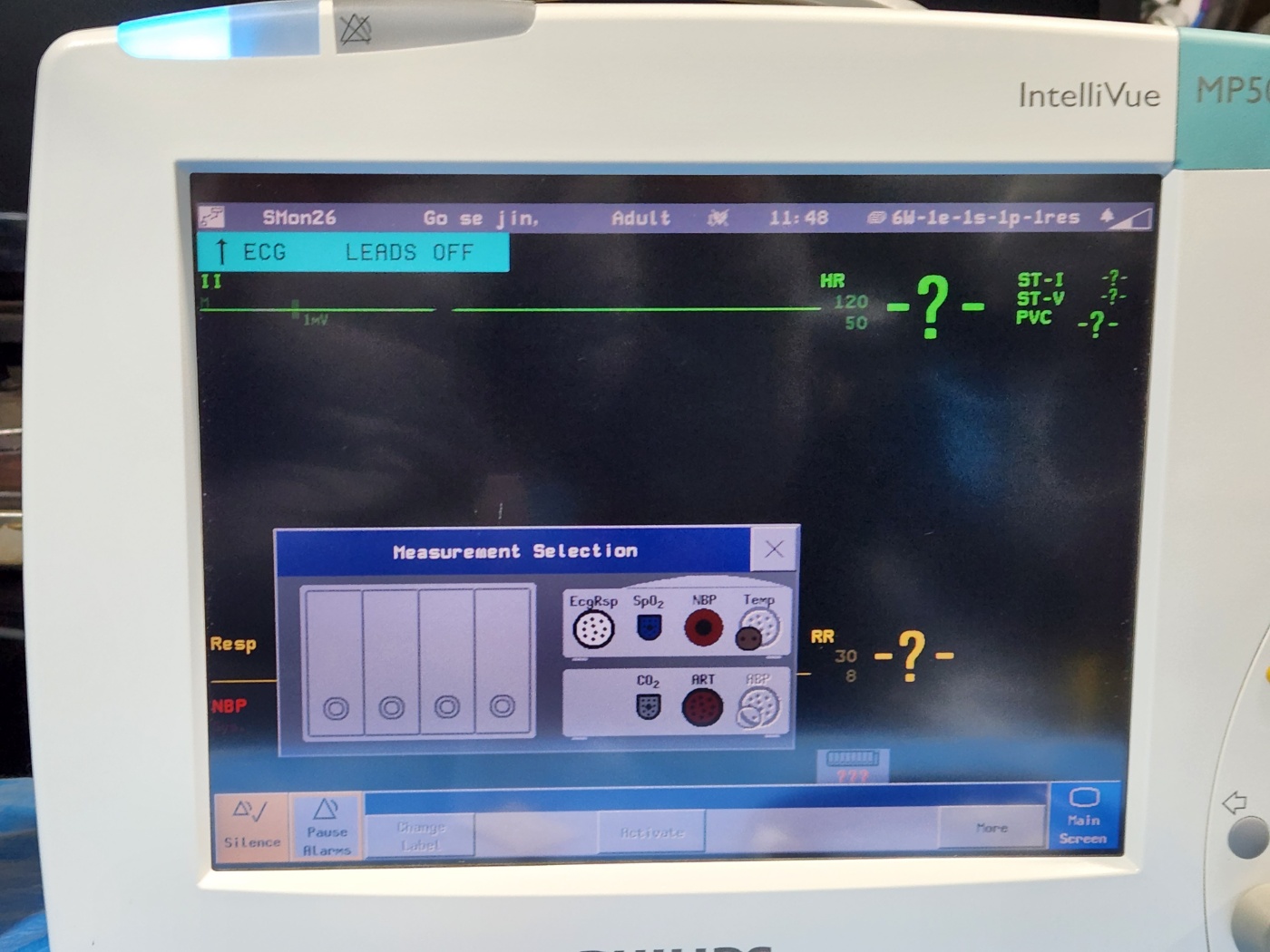 PHILIPS INTELLIVUE MP 20,30,40,50 ANESTHESIA CO2 MONITOR