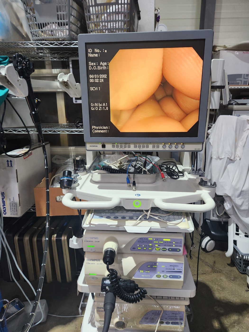 Olympus CV-260 Evis Lucera Video Endoscopy System