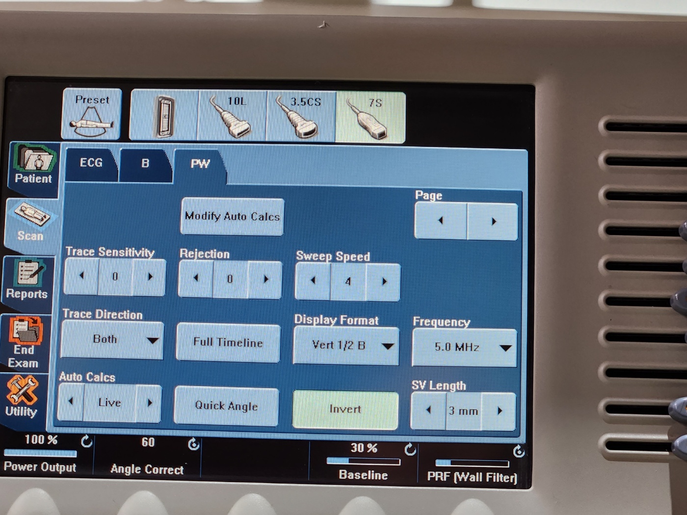 GE  LOGIQ 7  ULTRASOUND SYSTEM