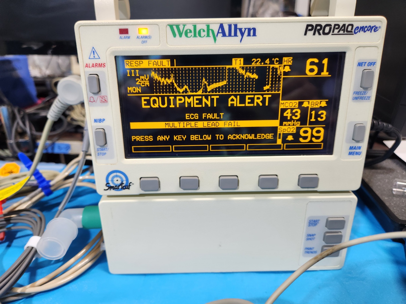 Welch Allyn Propaq 206EL  Patient Monitor