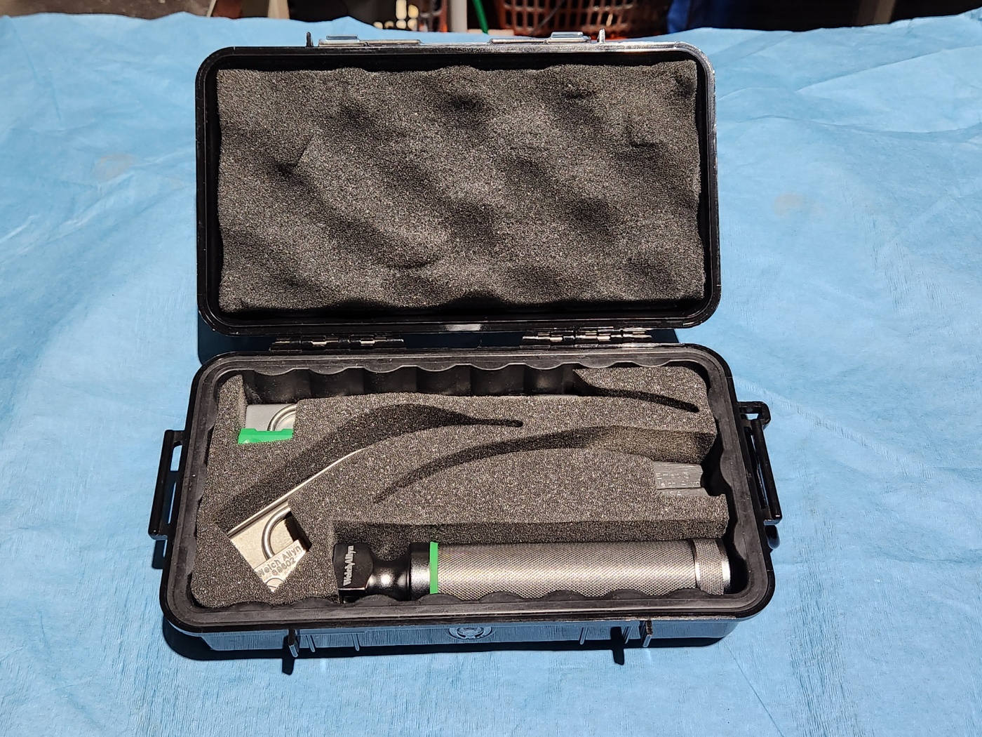 Welch Allyn Fiber Optic Laryngoscope Set