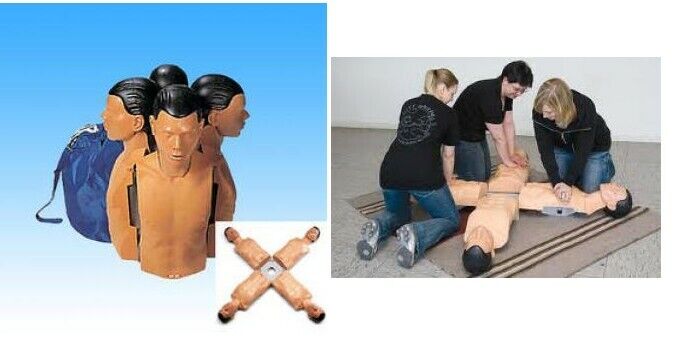 Ambu Man CPR EMT Training Manikin X 4