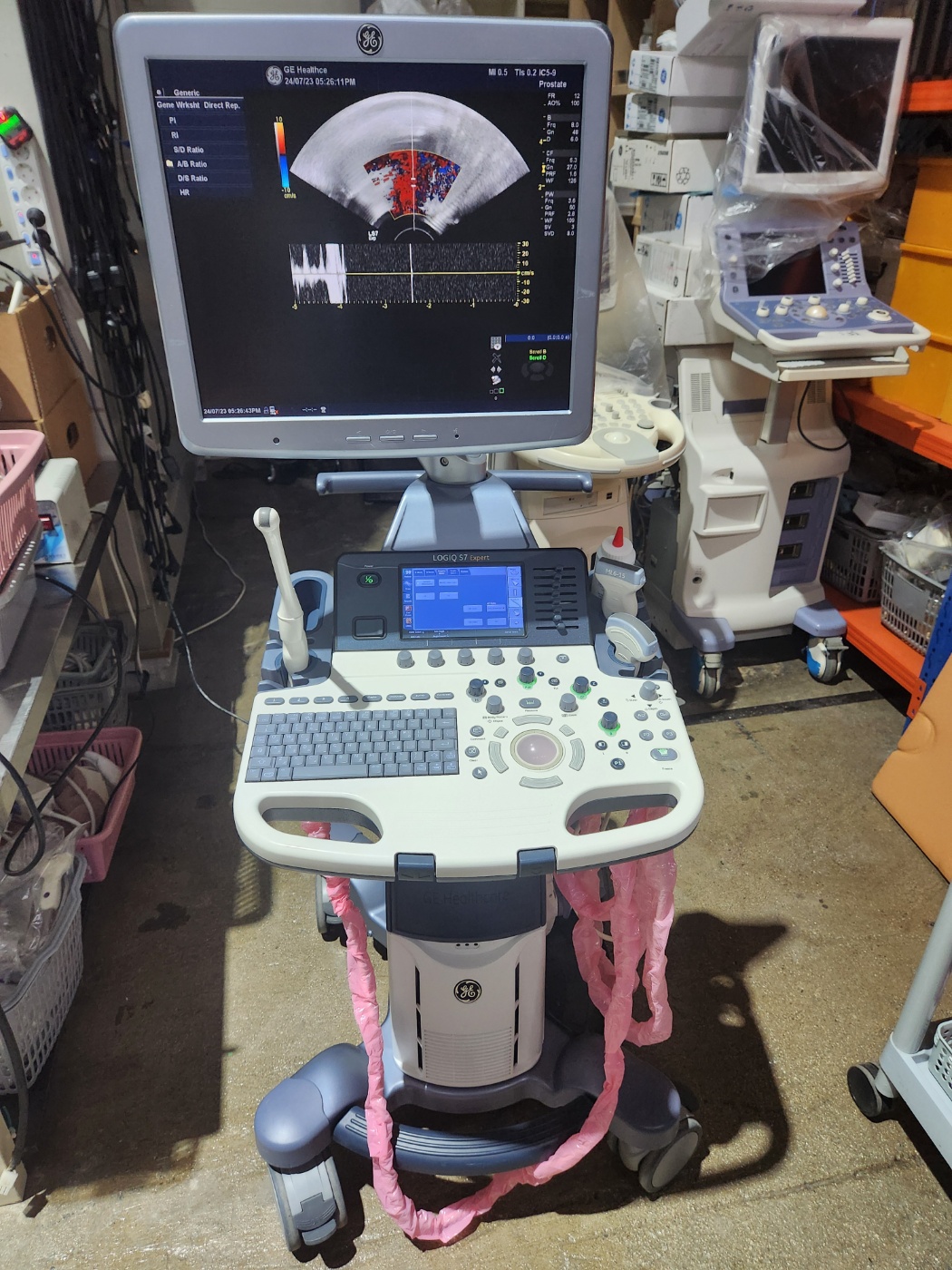 GE LOGIQ S7 EXPERT ULTRASOUND MACHINE