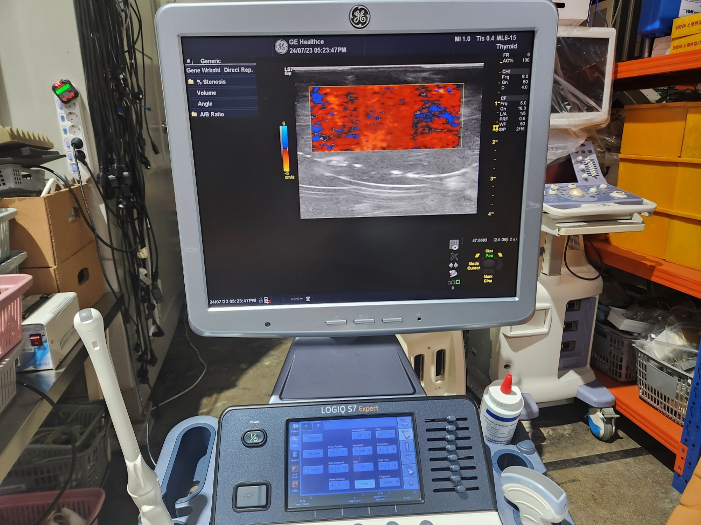 GE LOGIQ S7 EXPERT ULTRASOUND MACHINE