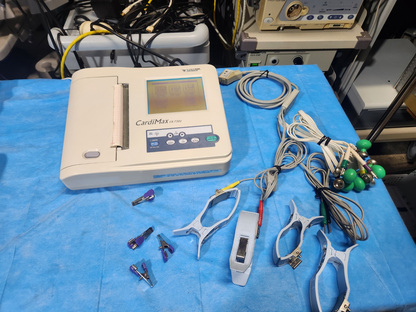 심전도검사기 CardiMax FX-7302