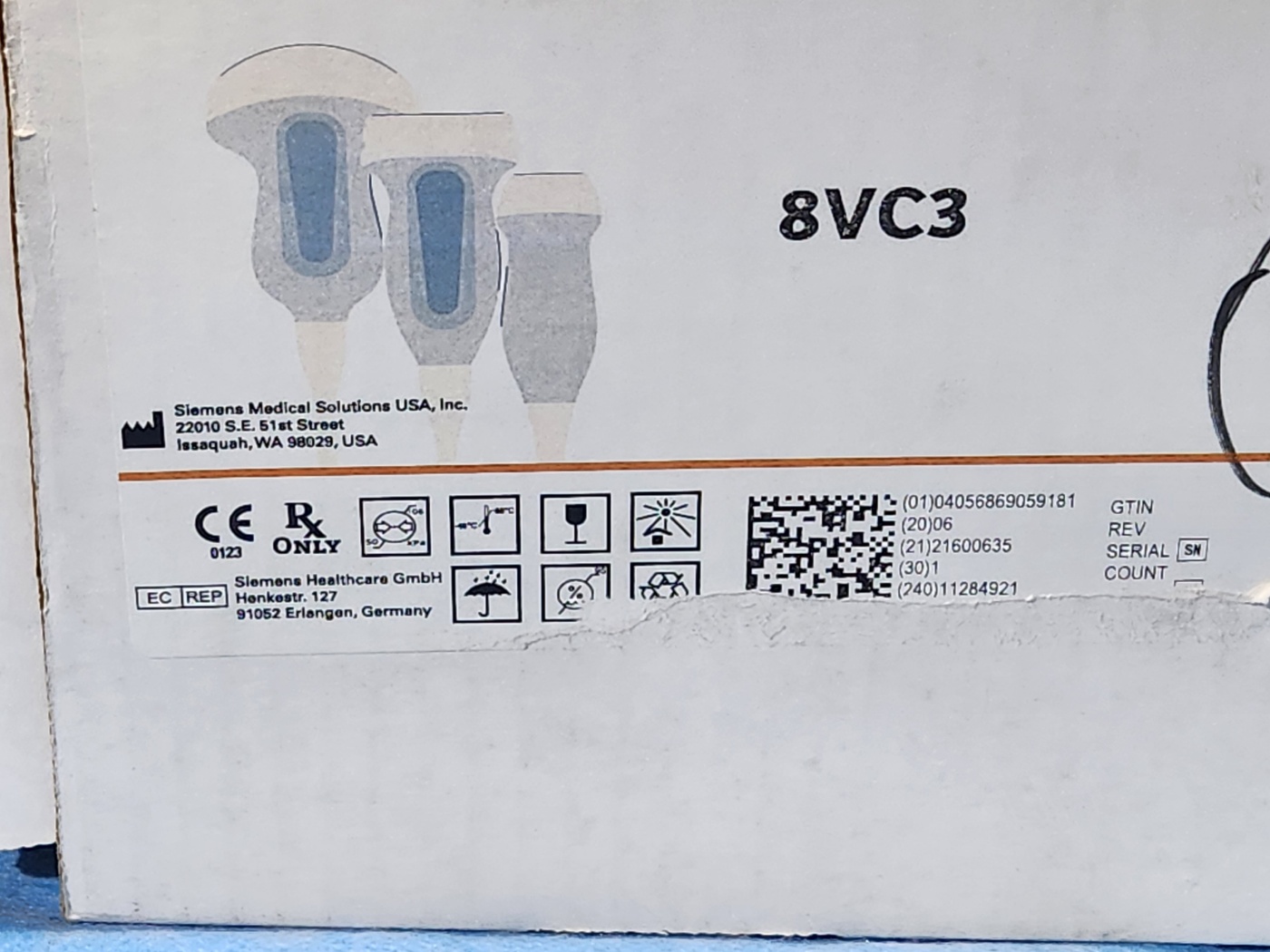 Siemens 8VC3 TRANSDUCER