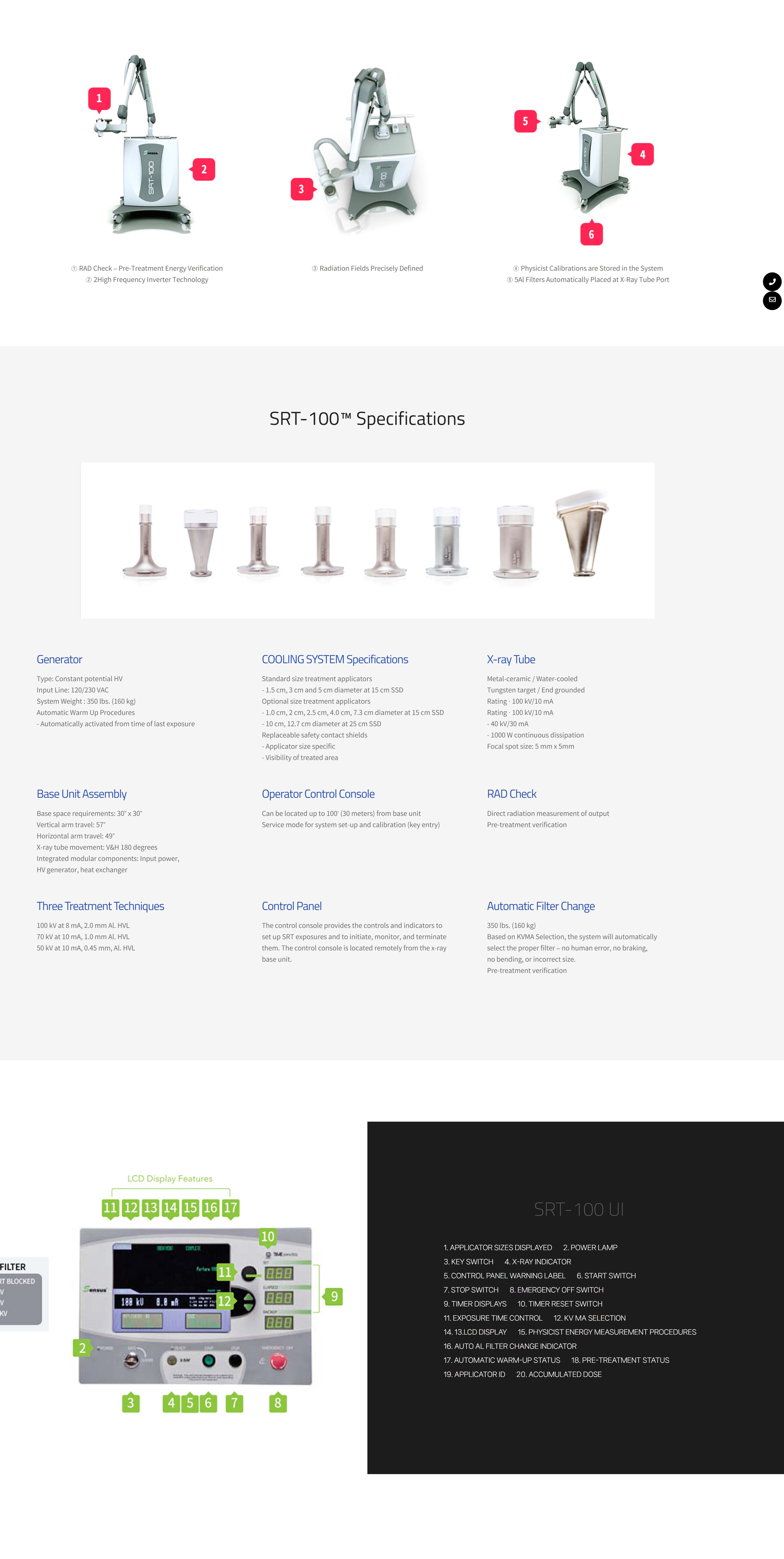 Sensus SRT-100 Non-Invasive Skin Cancer Treatment